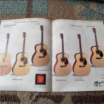 2000 Martin Standard Series Guitar Catalog! Original Case Candy, Paperwork! image 3