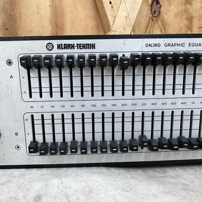 Klark Teknik DN360 2-Channel 31 Band Graphic Equalizer - Working - READ #8126 image 3
