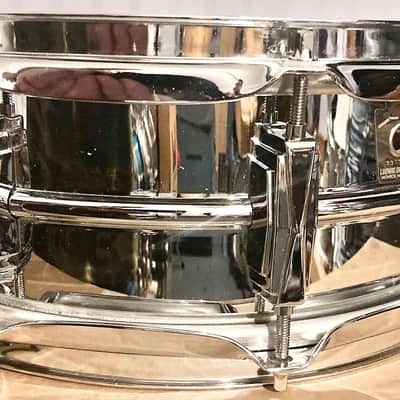 Ludwig 5x14" Chrome Over Brass Limited Edition Supraphonic Snare Drum image 8