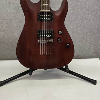 Schecter Diamond Series Omen 6 Walnut Satin Electric Guitar 2012 Ready To Play image 1