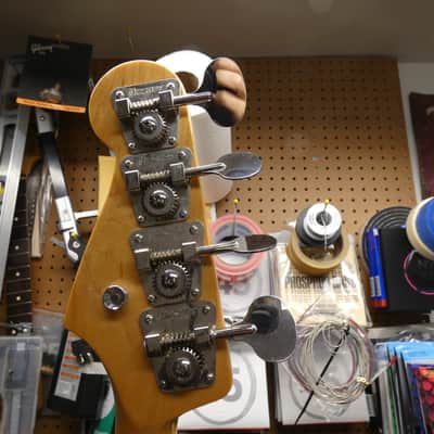 Fender '66' Jazz Bass MIJ 2013 - Olympic White w/Matching Headstock - - LOTS of Great Upgrades!! image 10