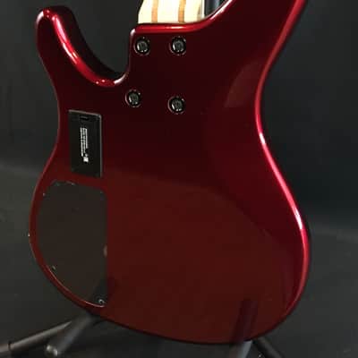 Yamaha TRBX304CAR 4-String Electric Bass Guitar Candy Apple Red image 11