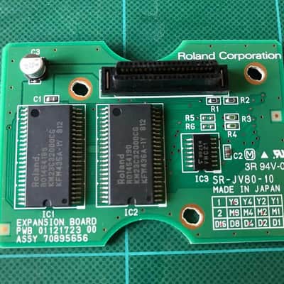 Roland SR-JV80-10 Bass and Drums Expansion Board 1990s - Green image 2