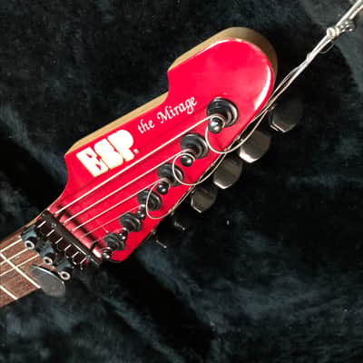 ESP Mirage Deluxe 1995 - see thru red image 4