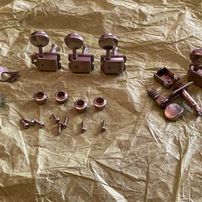 vintage FENDER 1980's parts tuners jack cup bushings screws for telecaster strat stratocaster image 18