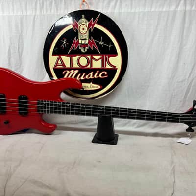 Gibson Bass IV 4-string Bass with Case 1987 - Red image 2