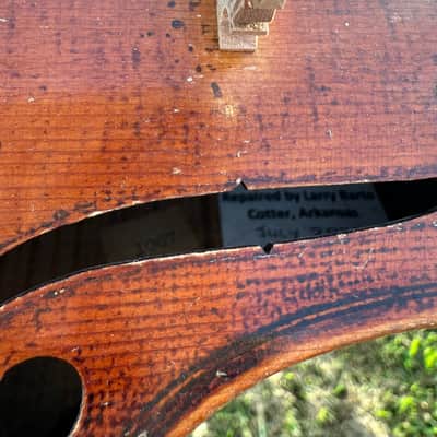 Deep Old Violin labeled “Testore” Czech 4/4 image 13