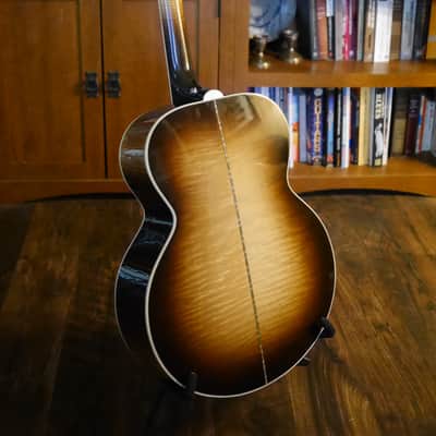 Gibson SJ-200 Standard 2013 Vintage Sunburst with Custom Engraved Pickguard and Fishman Ellipse Aura Pickup image 4