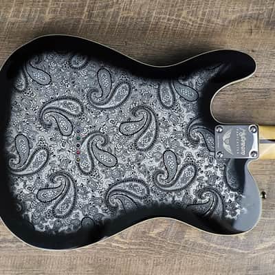 MyDream Partcaster Custom Built - Thinline Black Paisley Charlie Christian image 3