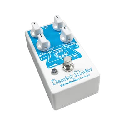 EarthQuaker Devices Dispatch Master Digital Delay & Reverb V2 2017 - 2018 - White / Blue Print image 3