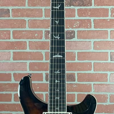 PRS SE Custom 24 Electric Guitar - Quilted Black Gold Sunburst image 4