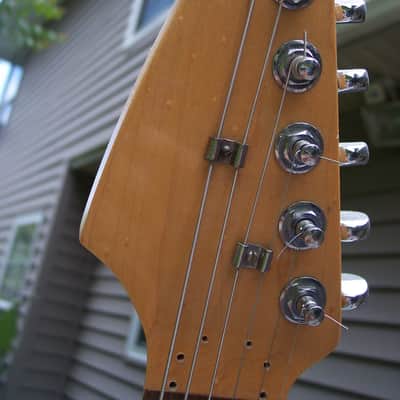 Original 80s left handed Strat strung right handed .... Stewart McDonald neck Clarence " Gatemouth " Brown signed image 10