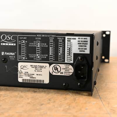 QSC CX702 2-Channel 700W Power Amplifier CG01V5Y image 5