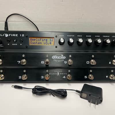 Atomic AmpliFIRE 12 Modeling Guitar Multi-Effects Amp Modeler Pedal 5 Pitch Shifter Harmonizer Whammy Perfect match for an Atomic CLR Reference FRFR Monitor Satchel the lead guitarist for Steel Panther used one live. image 2