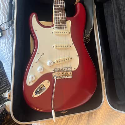LEFT-HANDED Fender American Series Stratocaster 2003-2004 |chrome red|rosewood|OHSC & case candy image 5