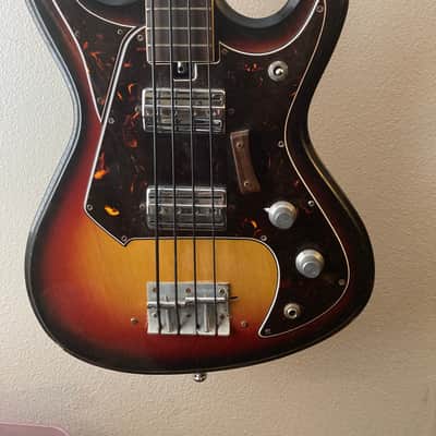 National Vintage Sixties National Model EG-467 2B 1960s - Sunburst image 2