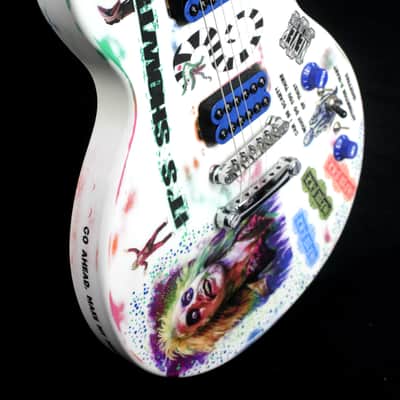 Custom Painted and Upgraded Epiphone LP Special ll LE with Matching Headstock image 3
