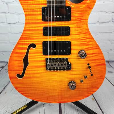 Paul Reed Smith PRS Private Stock Special 22 Semi-Hollow Electric Guitar Citrus Glow image 2