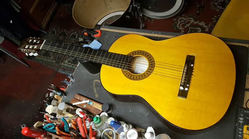 Lucida Classical Nylon String Acoustic Guitar AXL-5107 4/4, Good Student Model image 1