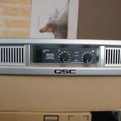 QSC GX3 300 Watt 8-Ohm 2-Channel Power Amplifier - store demo **perfecto! **complete! **in-box! image 1