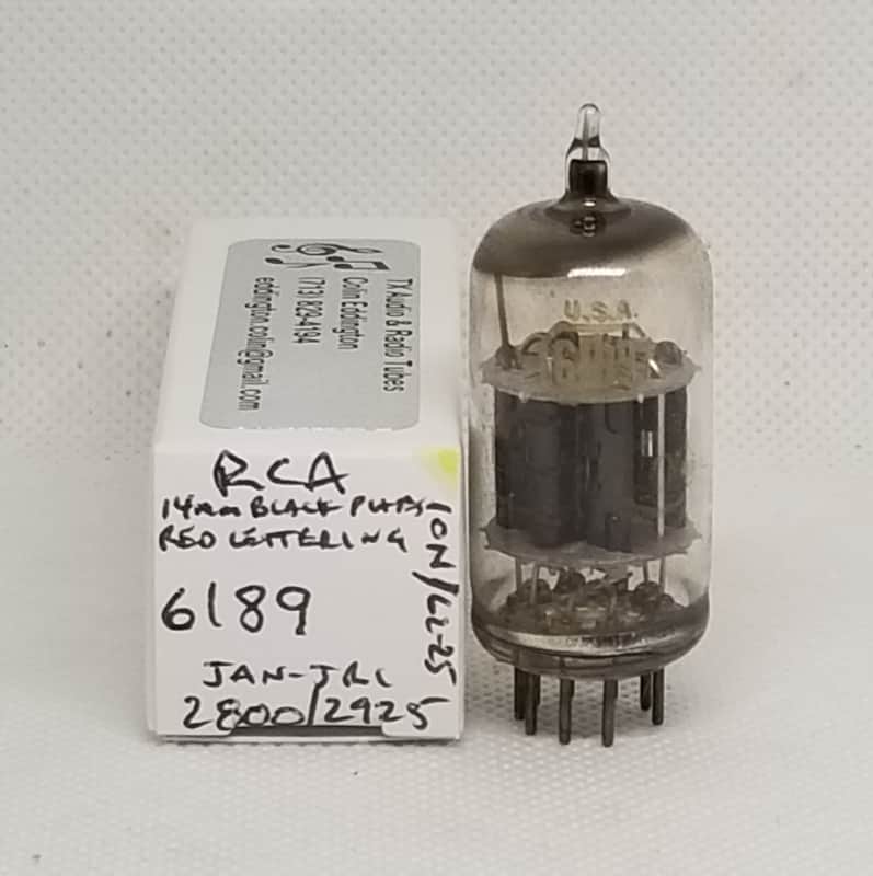 RCA JAN 6189 Well Balanced (4.2%) Single NOS 12AU7 6189 image 1