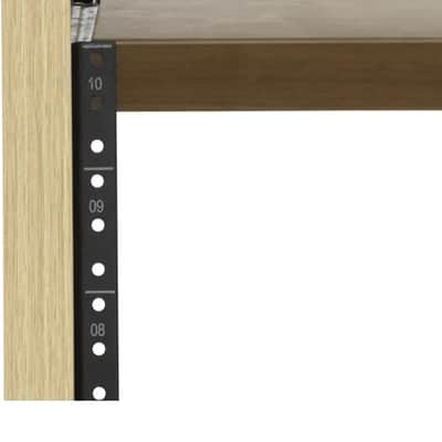 GATOR FRAMEWORKS GFW-ELITEDESKRK-MPL Bureau studio - Meuble rack studio 10U érable image 8