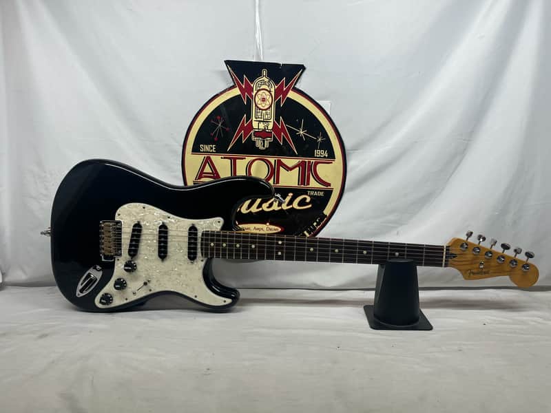 Fender 70th Anniversary Player Stratocaster strat Electric Guitar - Nebula Noir image 1