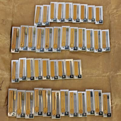 NEW Accordion Part - Full Set Of Reeds From a Free Bass Giulietti Piano Accordion image 5