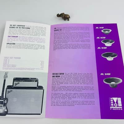 JBL JBL Signature Loudspeaker Foldout Brochure 1966 image 2