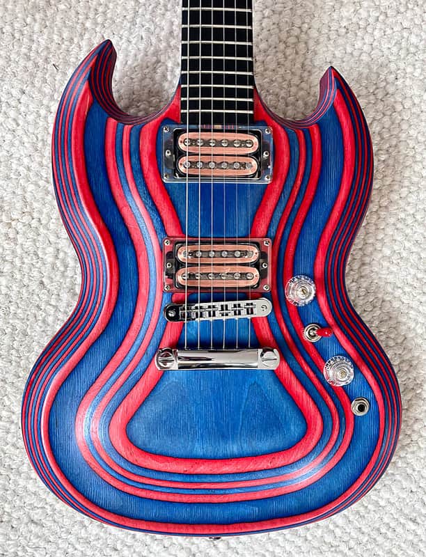 Gibson Zoot Suit SG 2010 - 2011 - Red and Blue Bild 1