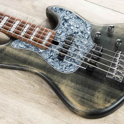 Mayones Jabba Hadrien Feraud HF5 Bass, Antique Black, Delano Pickups, Pau Ferro image 1