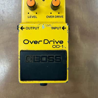 Boss OD-1 Over Drive (Black Label) 1977 - 1985 - Yellow image 1