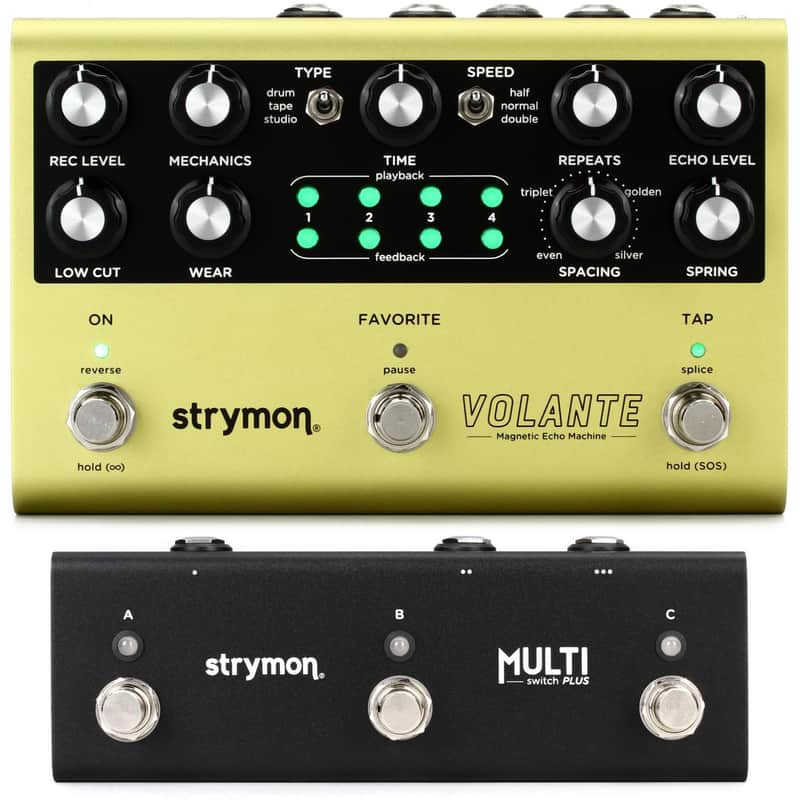 Strymon Volante Magnetic Echo Machine Pedal and Multi Switch Plus Pack image 1