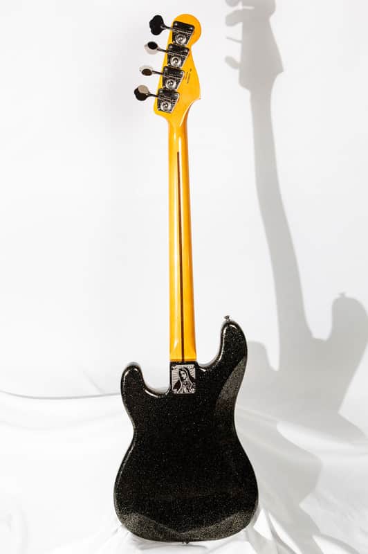 Fender Black Gold J Precision Signature P-Bass Reverse Headstock