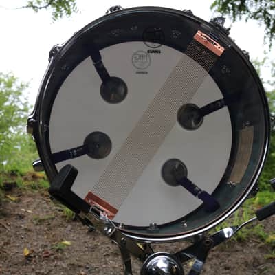HHG Drums Super-muff Seamless Copper Snare Drum 2022 Natural Patina Copper image 19