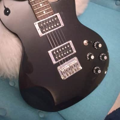 Rescued, Restored, Revamped and Upgraded Washburn Idol Guitar in Gloss Black image 1