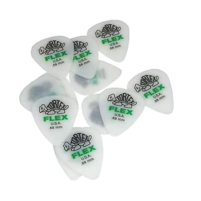 Dunlop Guitar Picks Flex Standard 12 Pack .88mm Medium (428P.88)