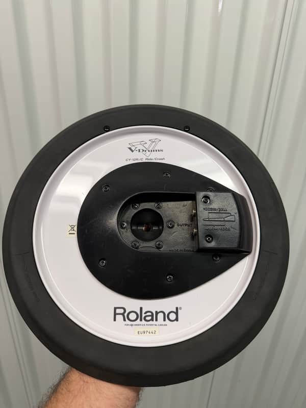 Roland CY-12 R/C V-Cymbal 12" Ride/Crash Pad 2010s - Black image 1