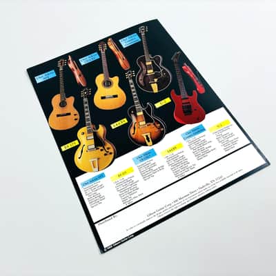 Gibson USA — “The Legend Lives On Catalog. V-90 1989 image 3