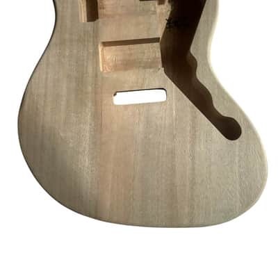 Mahogany Wood Guitar Jazzmaster Style Body image 1