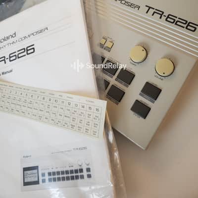 Roland TR-626 - Vintage Drum Machine – w/Original Manual & Stickers – Tested image 2