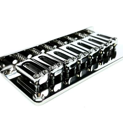 Hipshot Ibanez Flat Plate 7 String Upgrade Bridge Stainless Steel 4IBF07SS