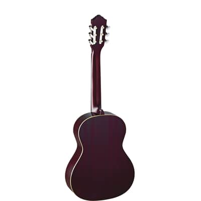 Ortega R121-3/4 WR Wine Red, inkl. Bag - 3/4 classical guitar image 2