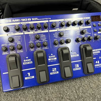 Boss ME-90B Bass Multiple Effects With Carry Bag 2024 - Present - Blue image 7