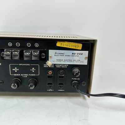 Sansui AU-222 Vintage Stereo Amplifier image 7