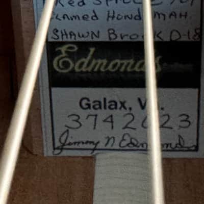 Jimmy Edmonds ‘23 Shawn Brock D-18 Sunburst - Mint! image 9