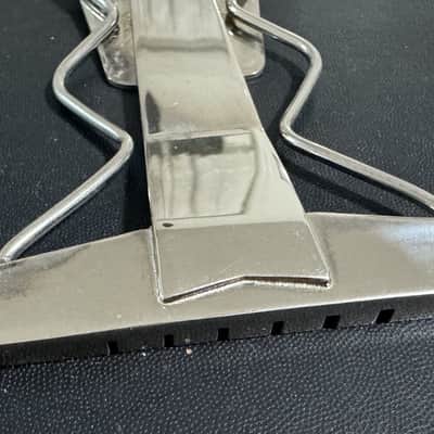 Gibson Vintage 1959 Gibson ES-175 Nickel Zig Zag Tailpiece 1957 1958 1960 1961 image 3