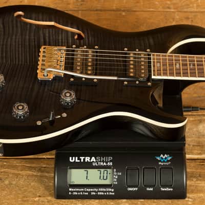PRS SE Custom | Custom 24 Semi-Hollow Piezo - Charcoal image 8