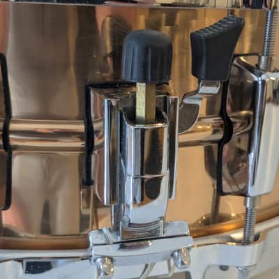 Peace Bronze 14x5.5" Snare with Diecast Hoops - Bronze image 11
