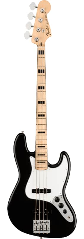 Mint Fender Geddy Lee Jazz Bass Electric Guitar, Maple Fingerboard, Black - MIM image 1